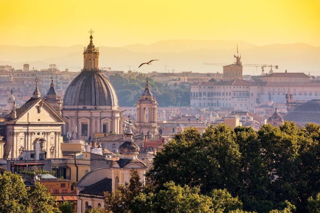 Gianicolo Elegant Art Oasis Apartment Rome Luaran gambar